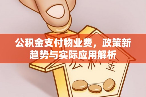 罗庄公积金支付物业费，政策新趋势与实际应用解析