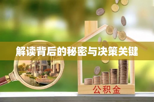 罗庄解读背后的秘密与决策关键