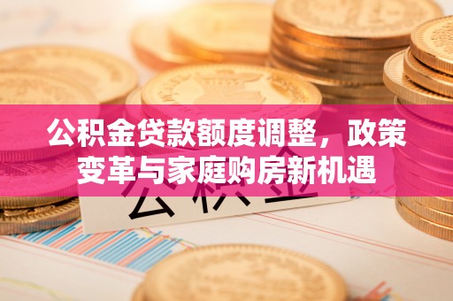 罗庄公积金贷款额度调整，政策变革与家庭购房新机遇