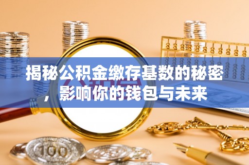 罗庄揭秘公积金缴存基数的秘密，影响你的钱包与未来