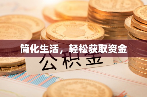 罗庄简化生活，轻松获取资金