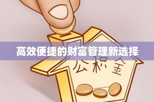 罗庄高效便捷的财富管理新选择