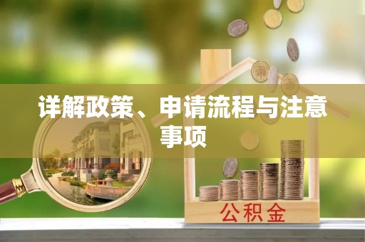 罗庄详解政策、申请流程与注意事项